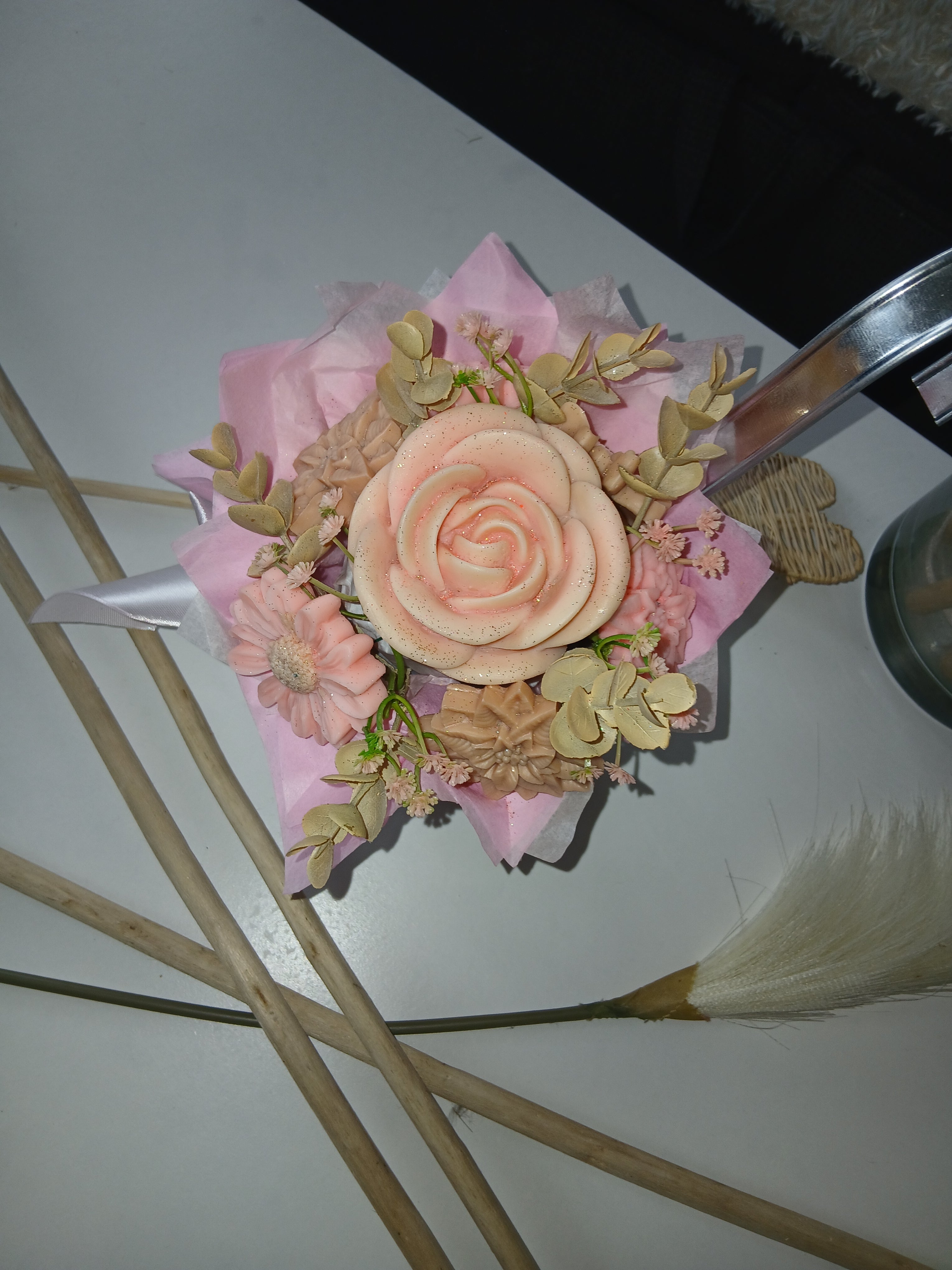 Rose Éternelle nude 7 fondants