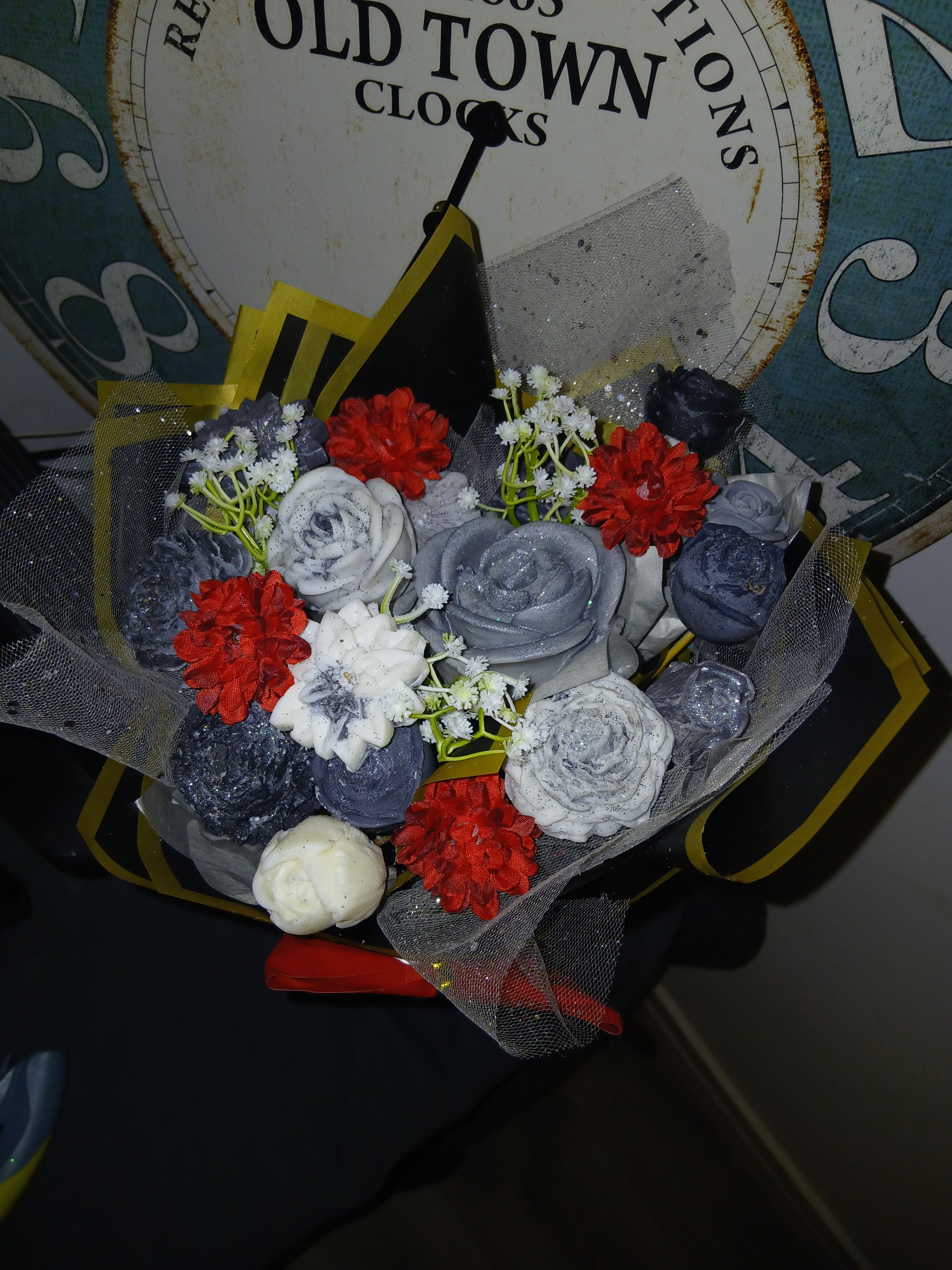 Bouquet éternel « Nuit Étoilée » 10 fondants