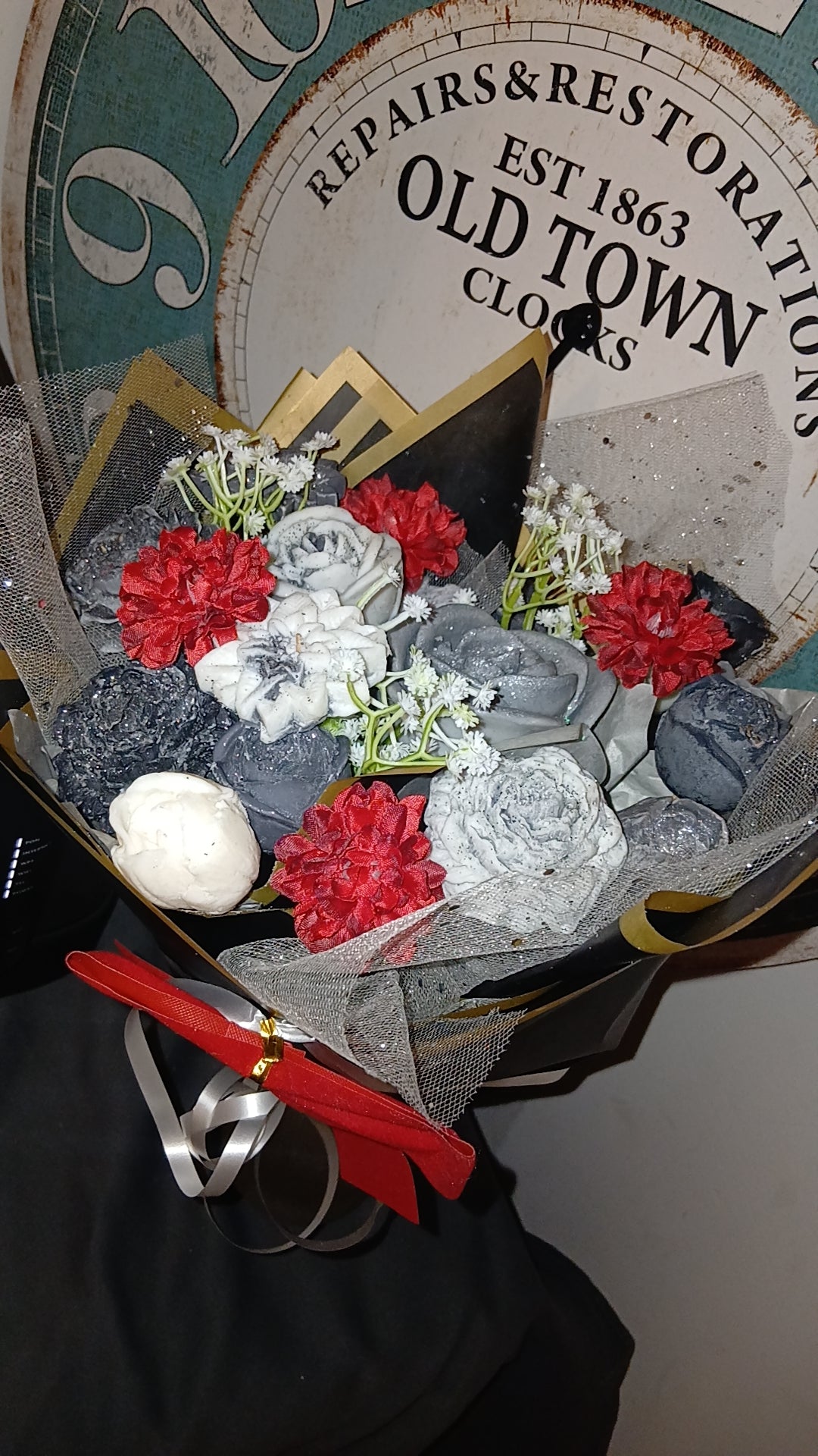 Bouquet éternel « Nuit Étoilée » 10 fondants