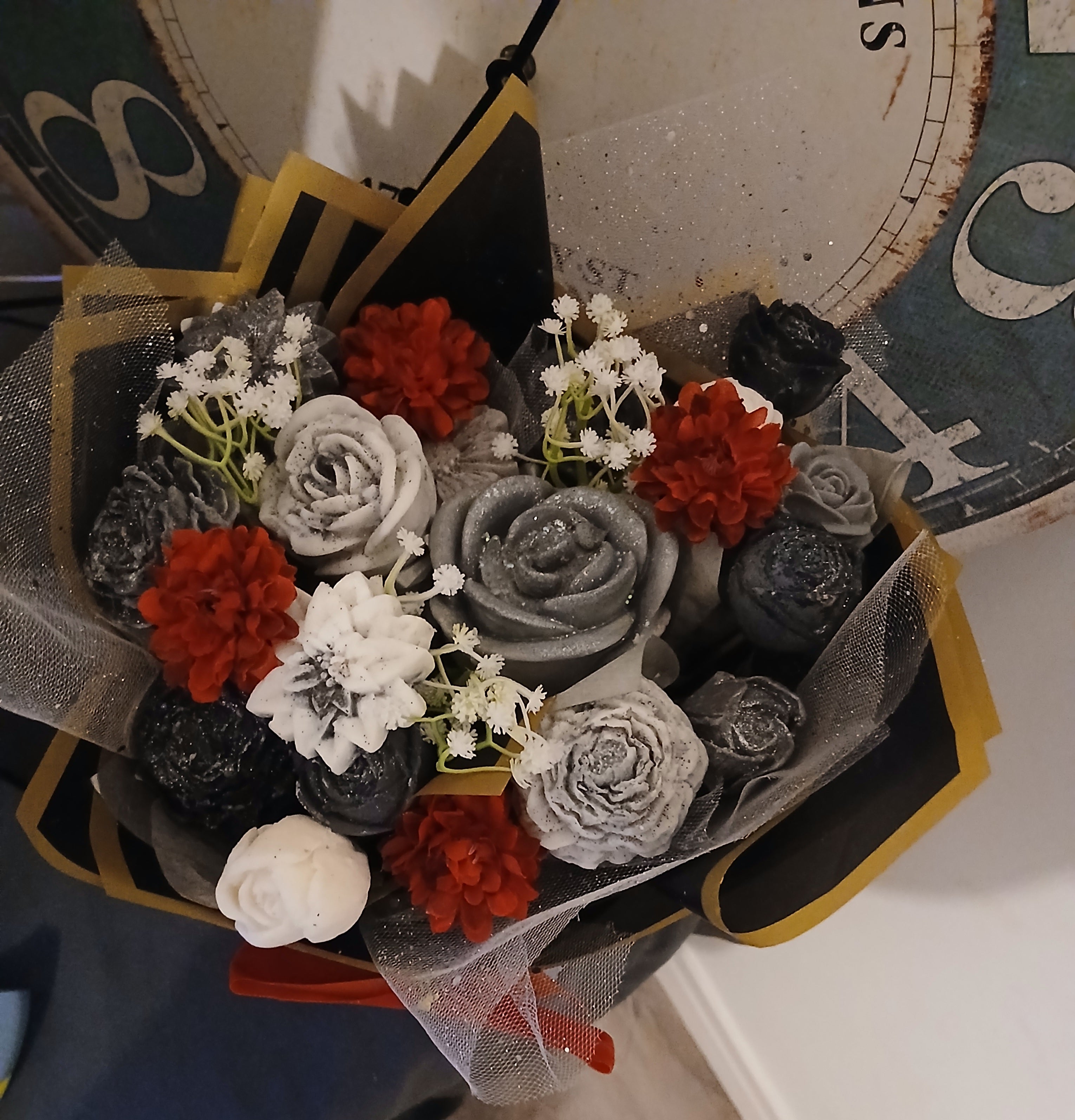 Bouquet éternel « Nuit Étoilée » 10 fondants