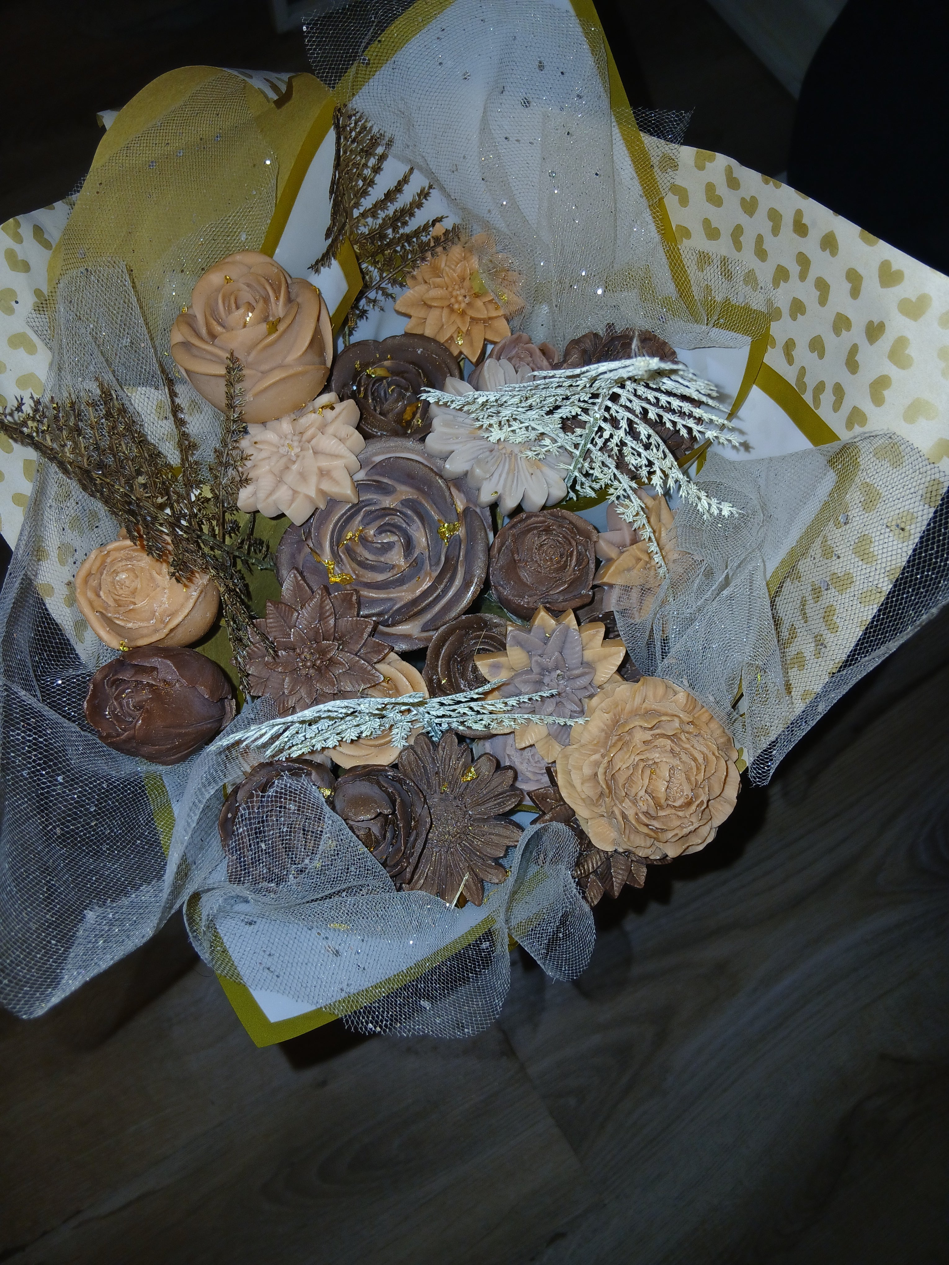 Bouquet Éternel Lumineux  🌸 20 fondants