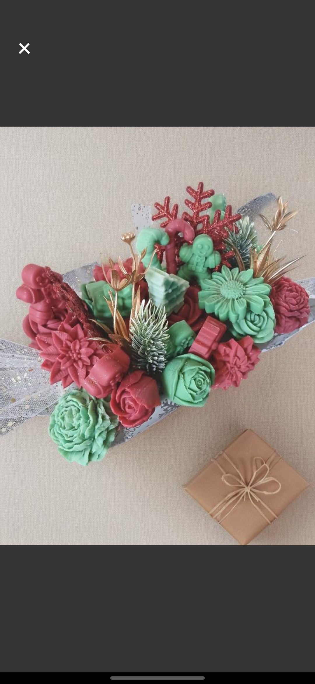 Centre de table de Noël fondants parfumés